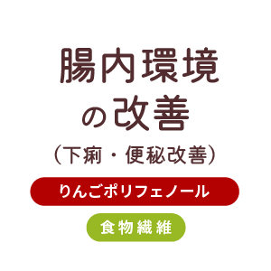 腸内環境の改善（下痢・便秘改善）
